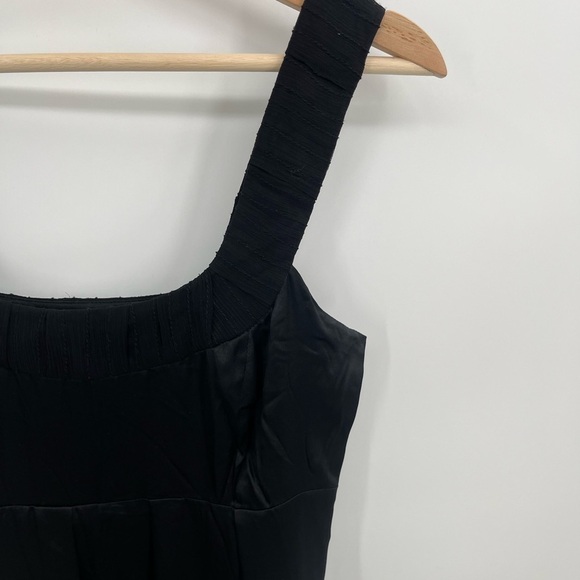 AX/Armani Exchange Black Silk Sleeveless Mini Dress - Picture 5 of 12